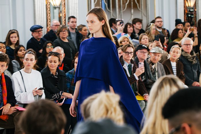Photograph of a Jasper Conran fashion show