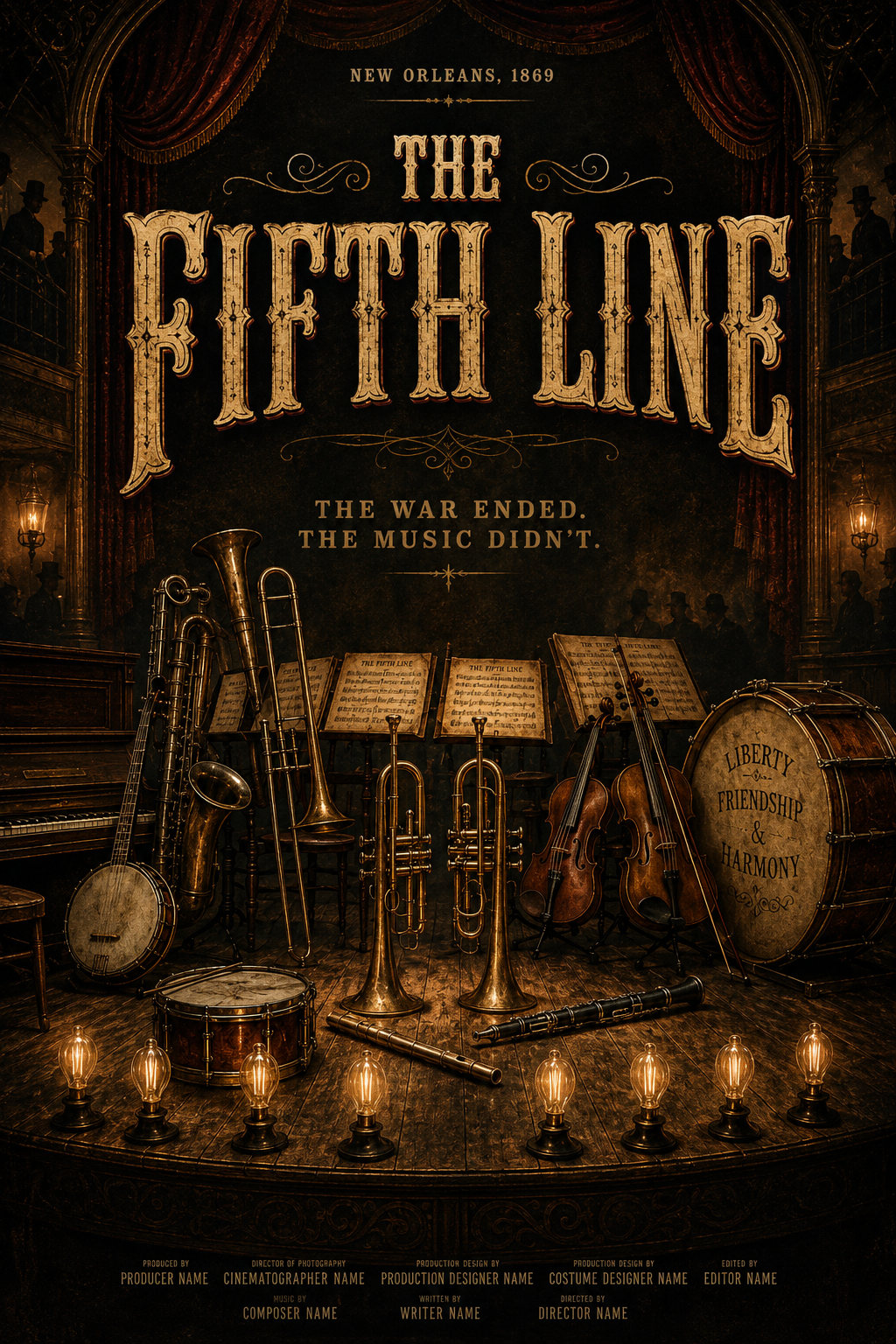 The Fifth Line original series poster by Fred Dex