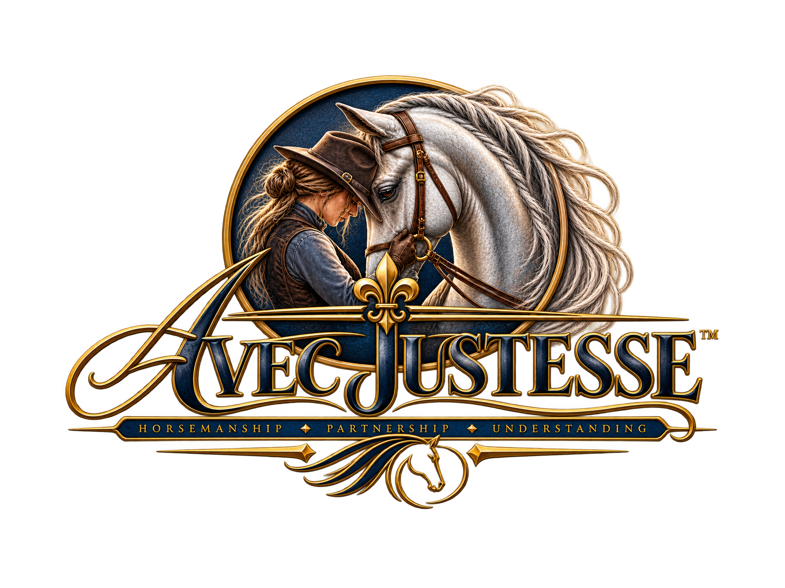 Tech n Tack's Avec Justesse™ emblem