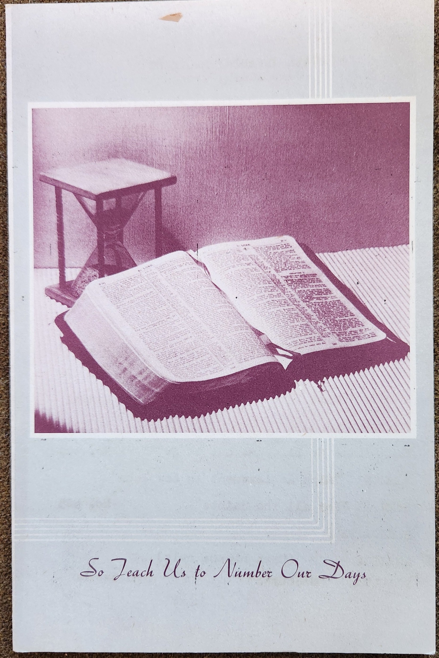 70th Infantry Division Church Bulletin Jan 16th, 1944