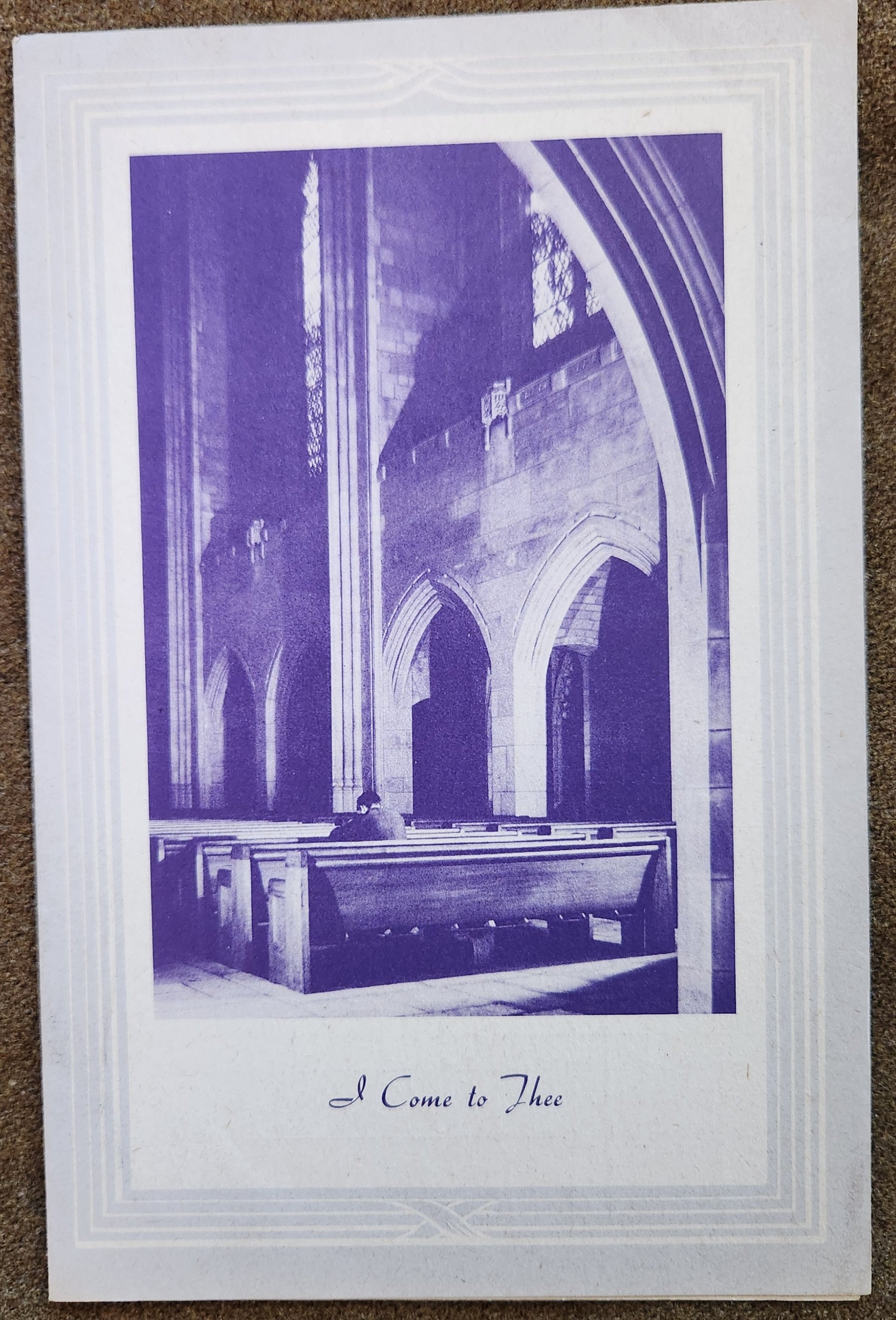 70th Infantry Division Church Bulletin Apl 30th 1944