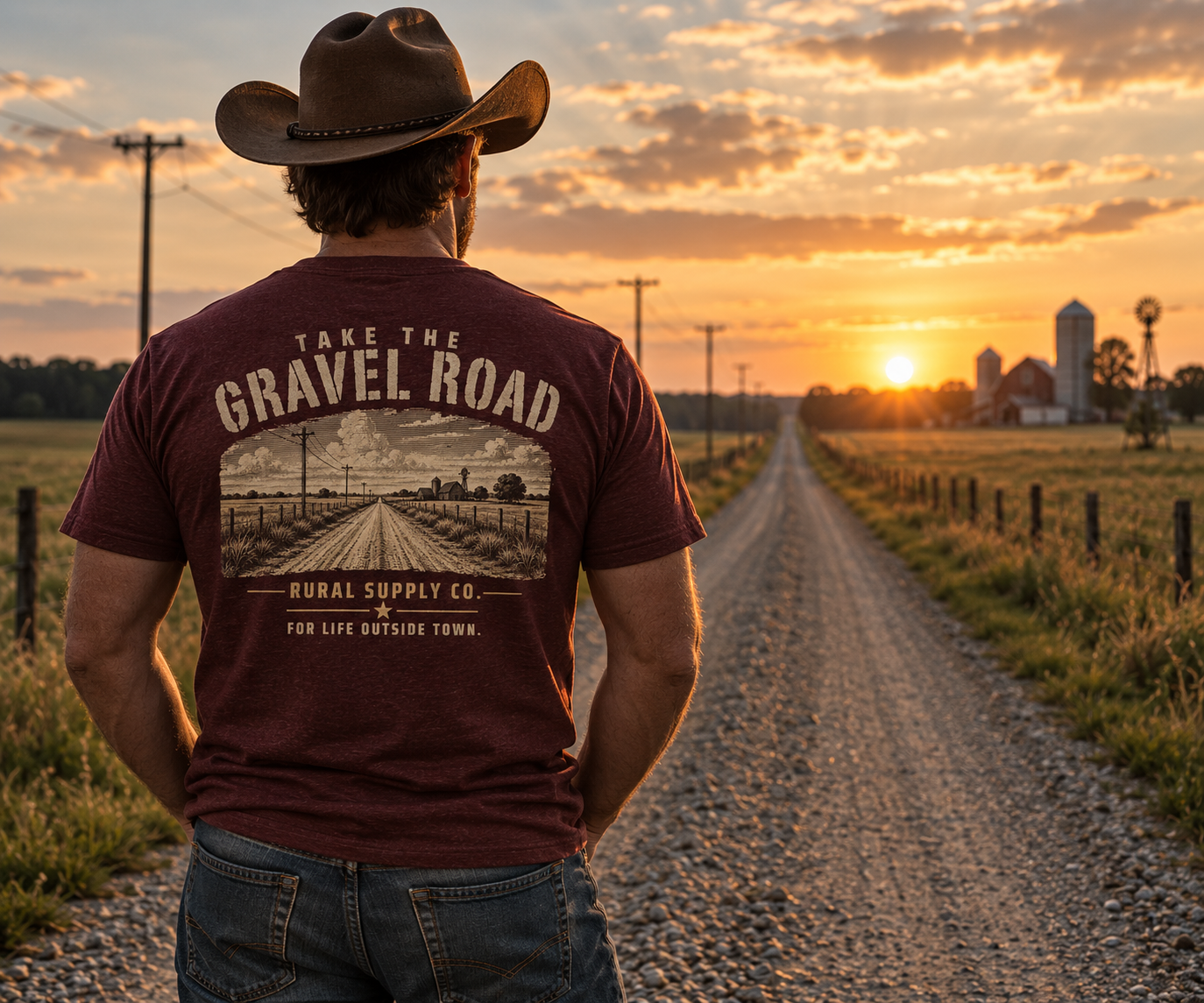 Gravel Road golden hour.png