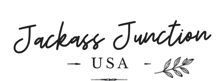 Jackass Junction USA script logo