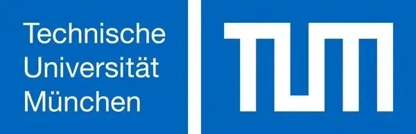 Logo of Technische Universität München with white text on a blue background of the best consultant for netherlands