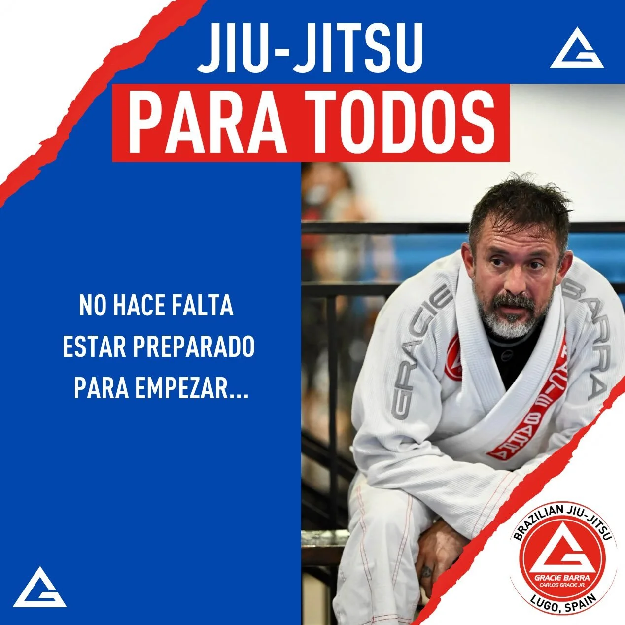 &iquest;Est&aacute;s listo para ser parte de algo grande desde el principio? 🥋

&iexcl;Atenci&oacute;n Lugo! 🔺

Tenemos una noticia emocionante. ✨

Muy pronto abriremos las puertas de nuestra nueva escuela de Brazilian Jiu-Jitsu, Gracie Barra Lugo.