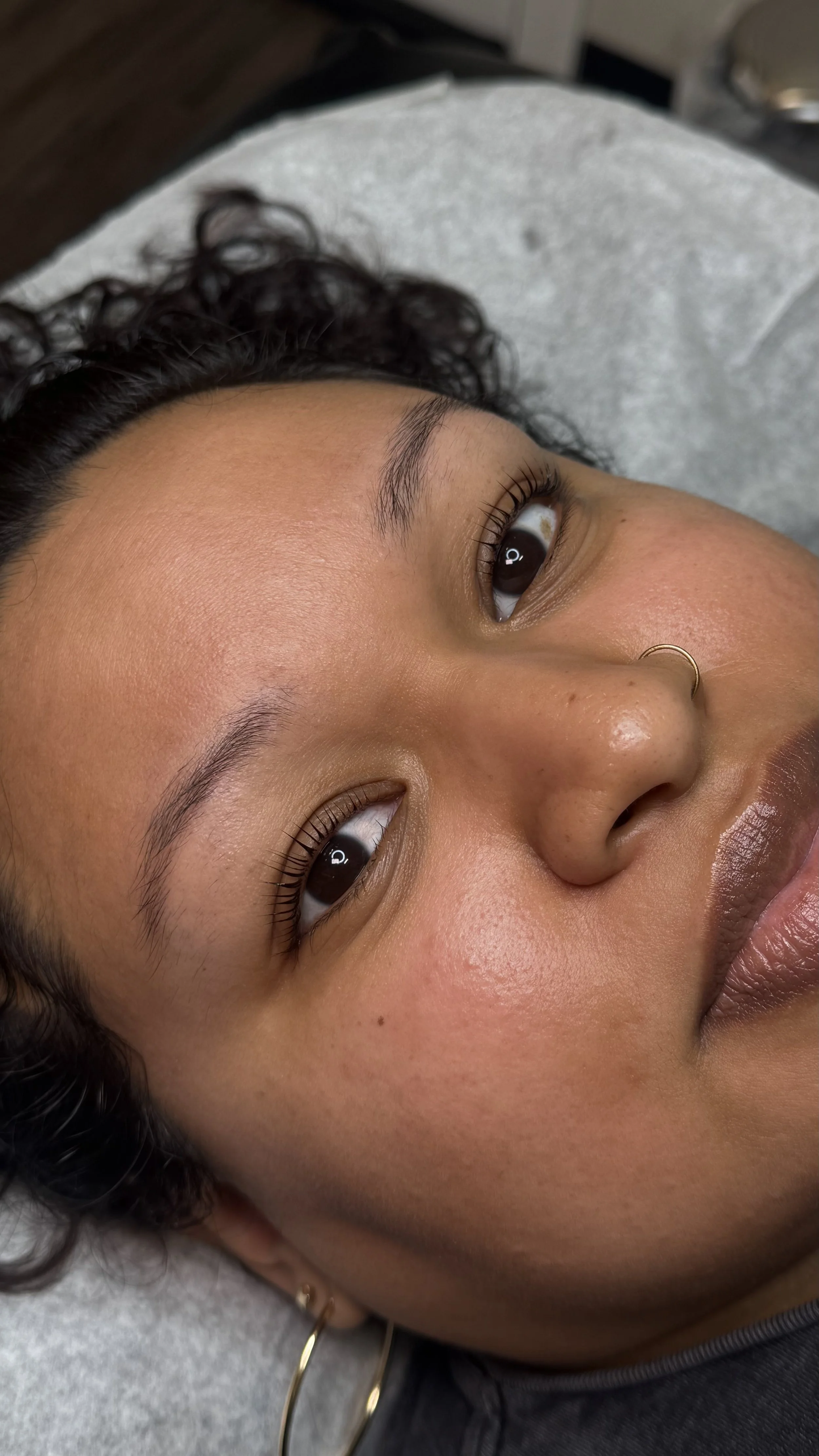 Client Korean lash lift results in Union, NJ