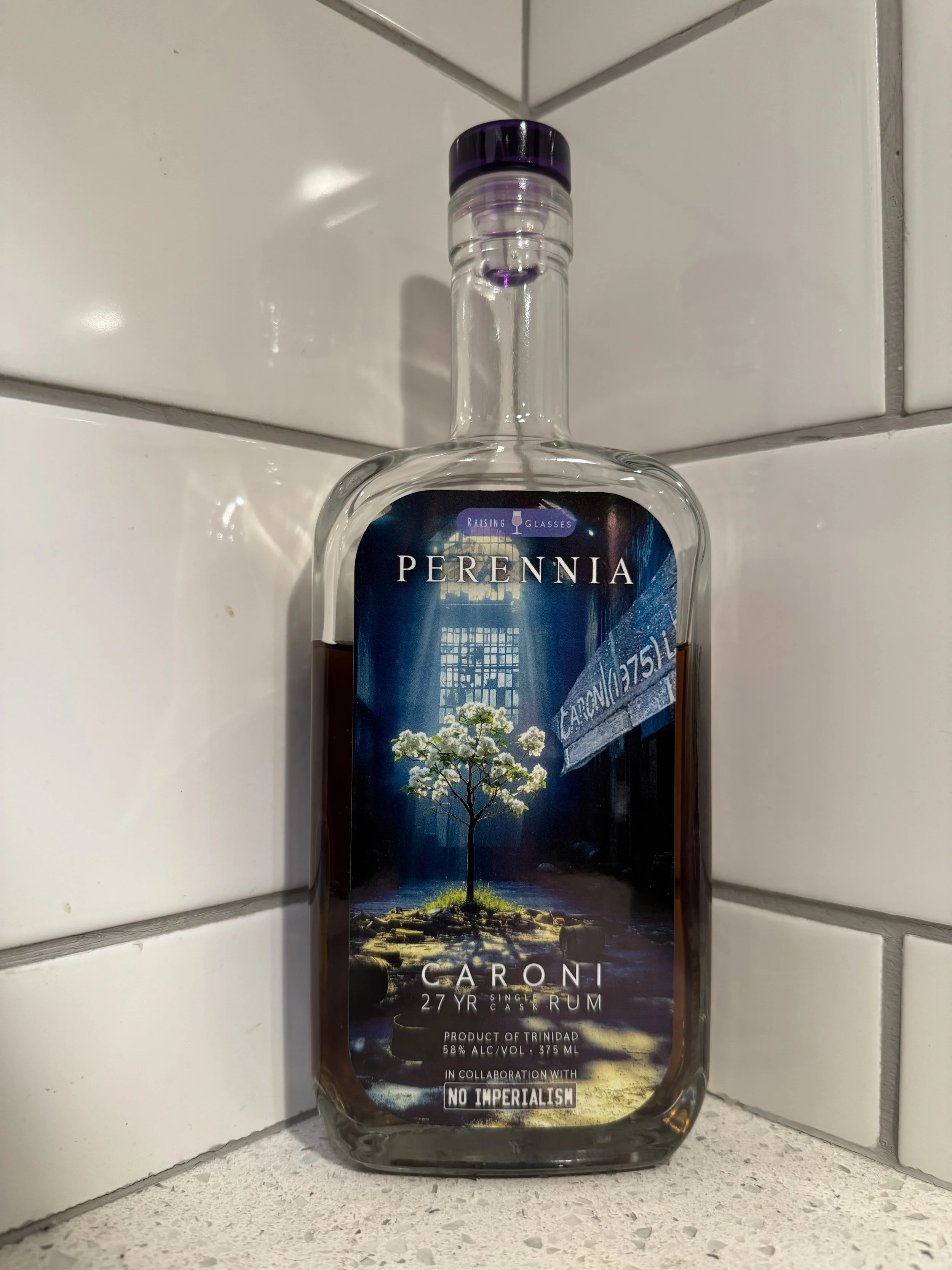 Raising Glasses Perennia - Caroni 27 Year Single Cask Rum