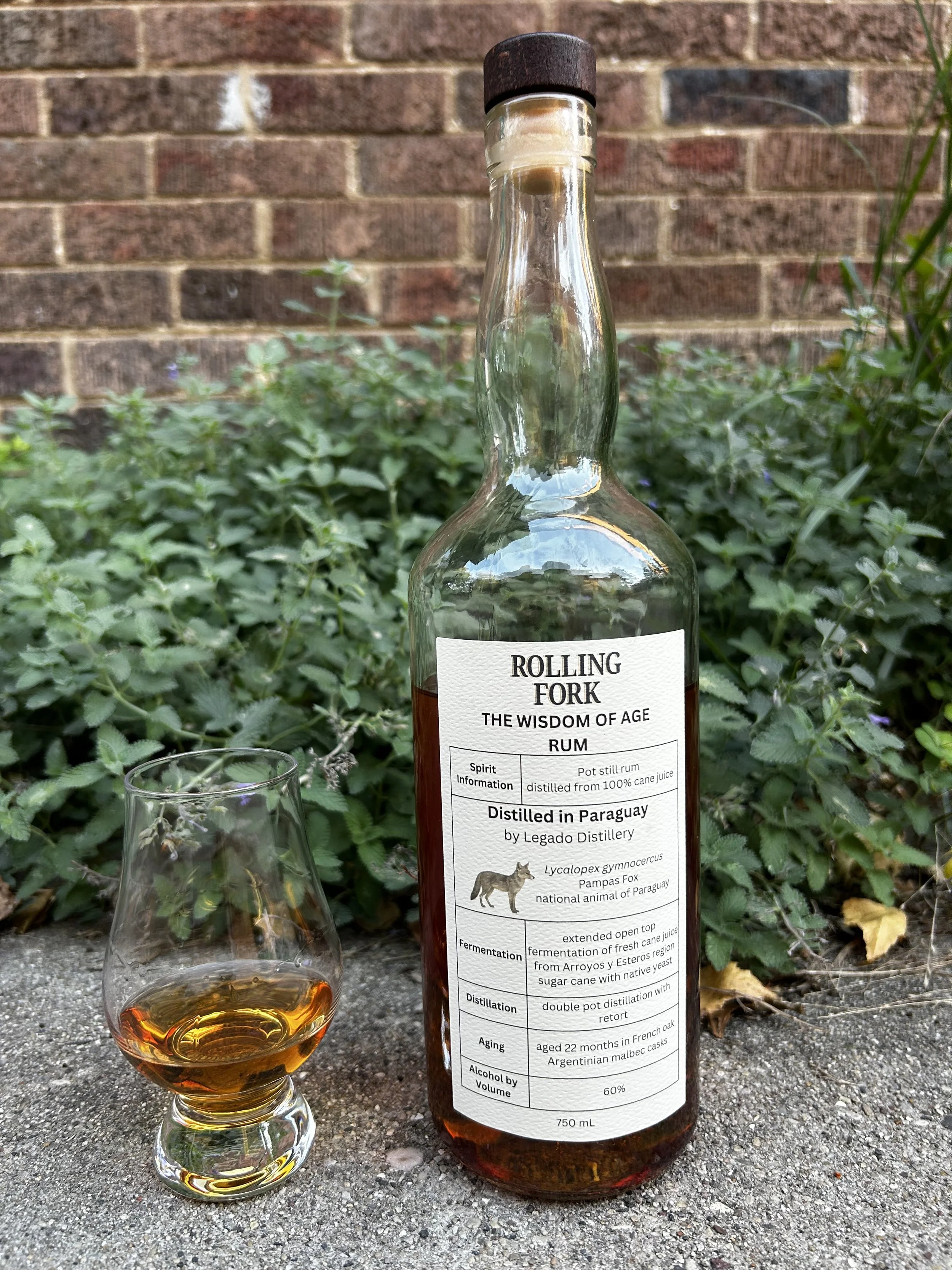 Rolling Fork "Wisdom of Age" Aged Paraguay Rum (Pampas Fox)