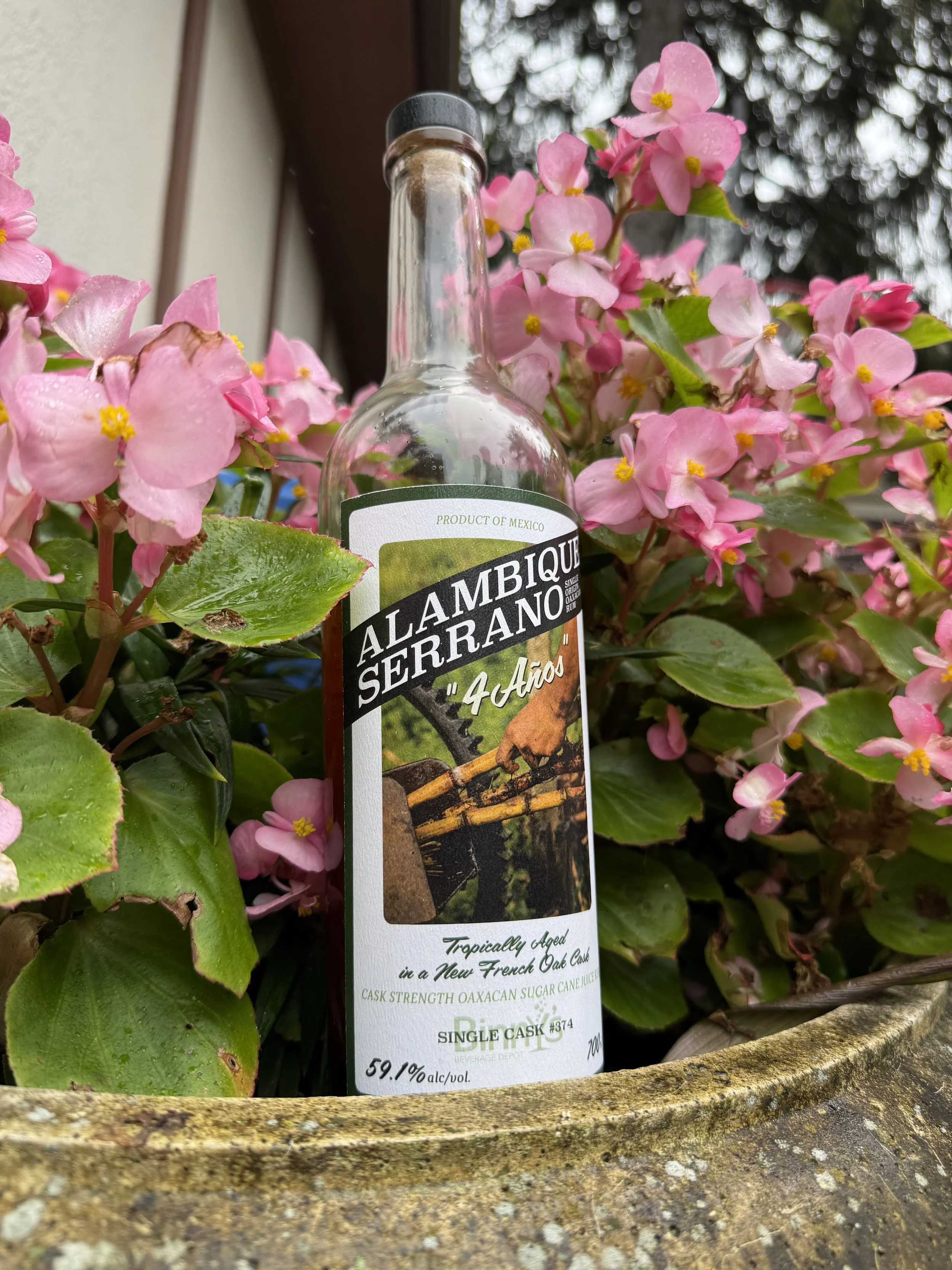 Alambique Serrano 4 Años Single Cask #374 - “Binny’s Beverage Depot”