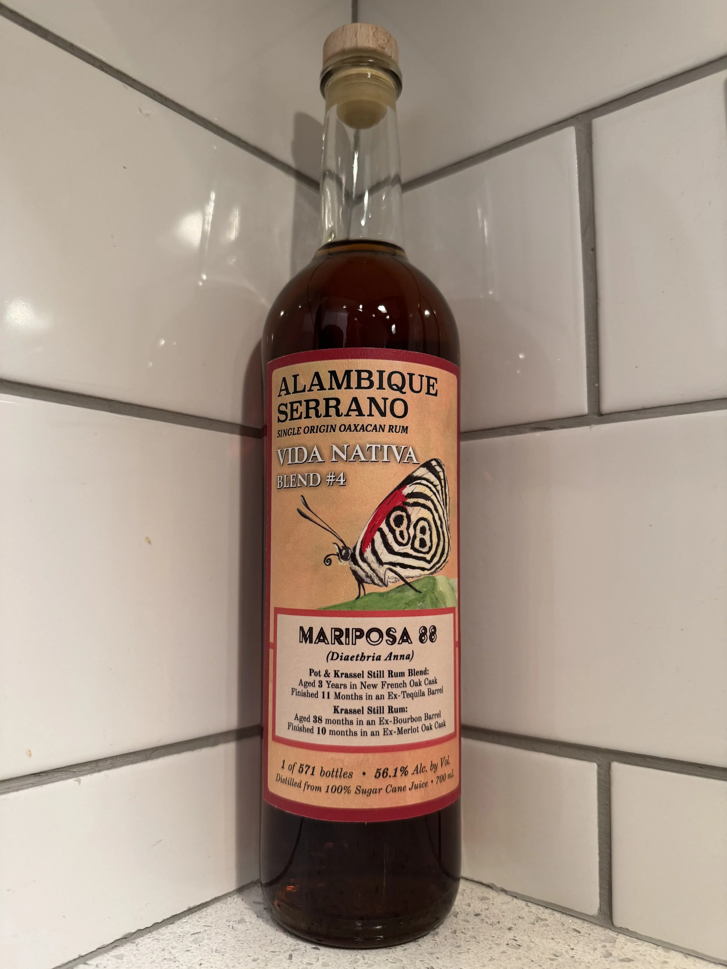 Alambique Serrano Vida Nativa Blend #4 - "Mariposa 88"