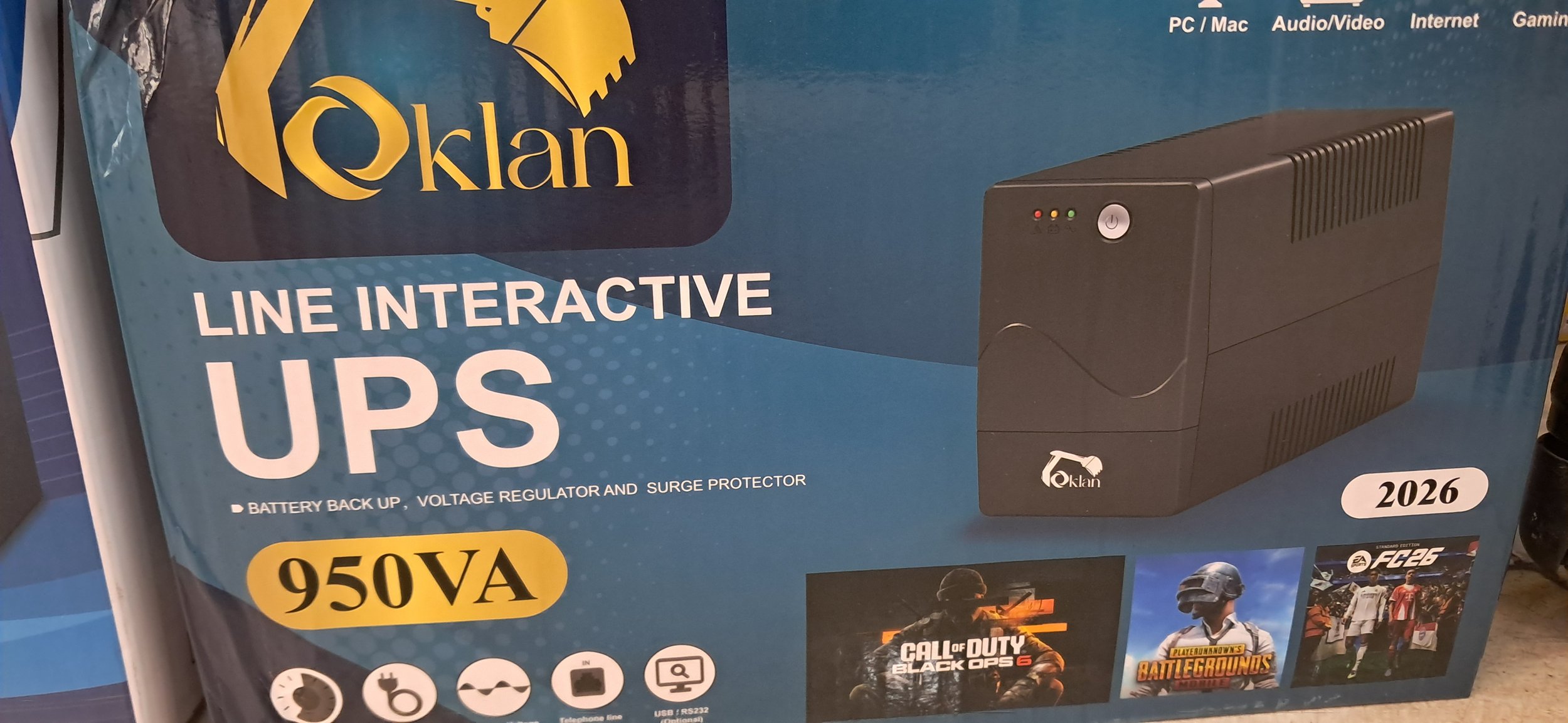 Oklan Line-Interactive UPS 950VA.