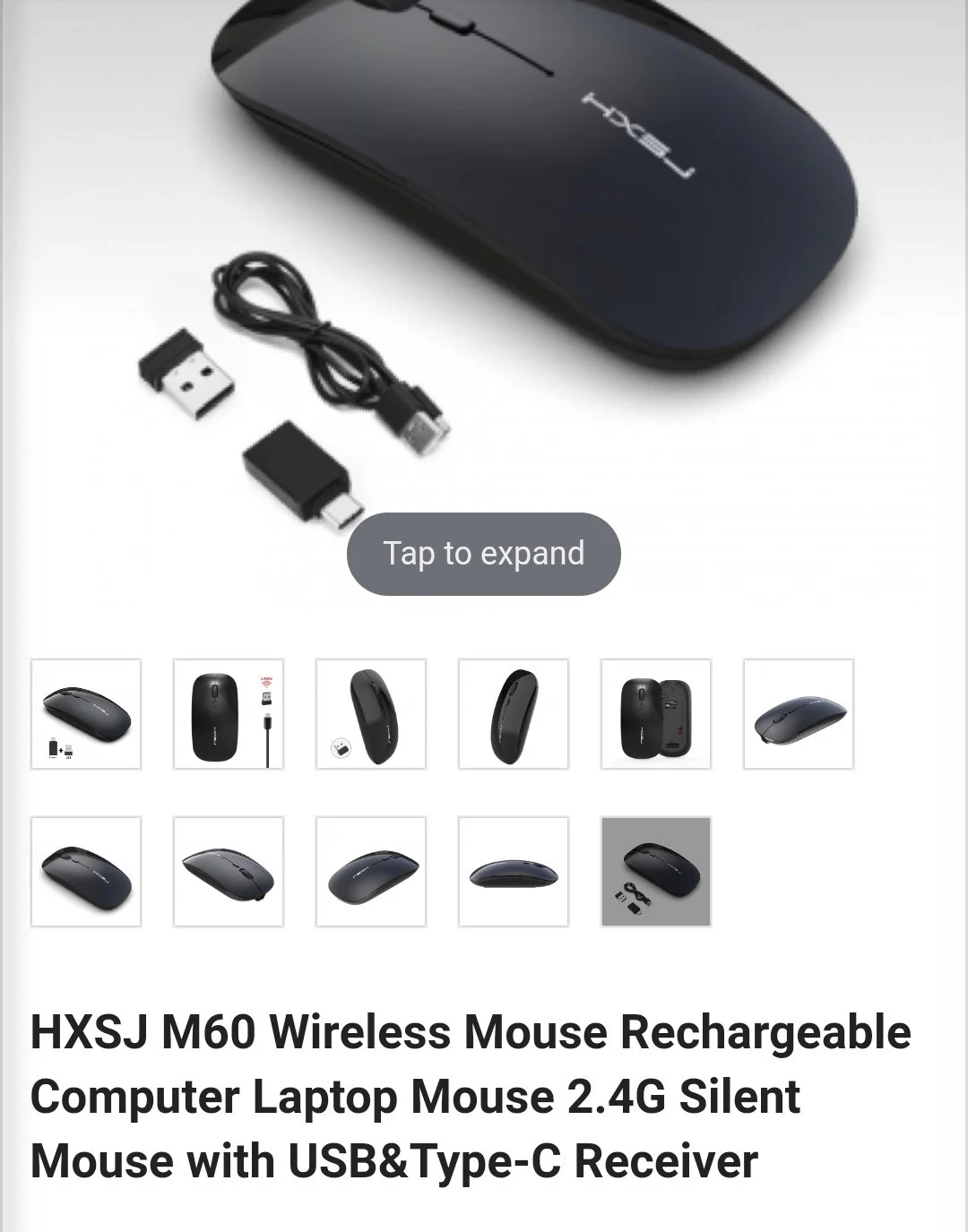 Wireless Rechargeable Mouse