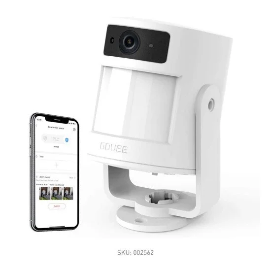Govee WIFI  Camera with H5026 Smart Motion Sensor Alarm.