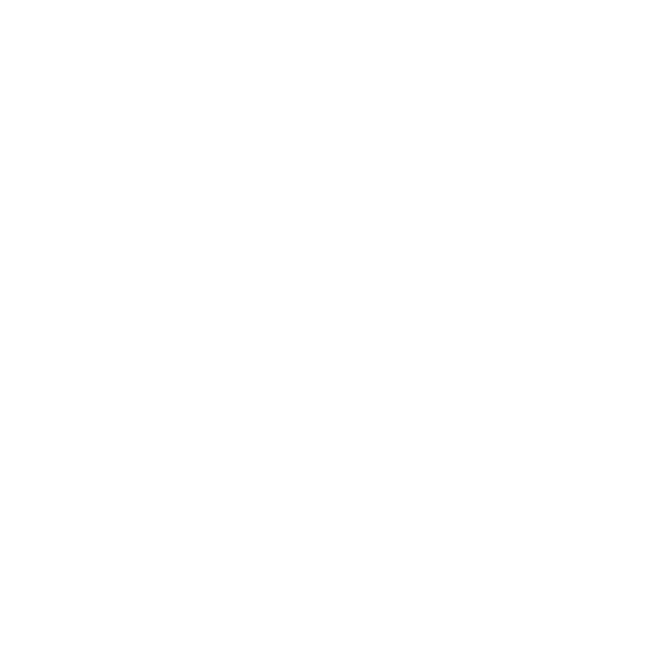 Line drawing of a shark fin emerging from the water with waves around it.