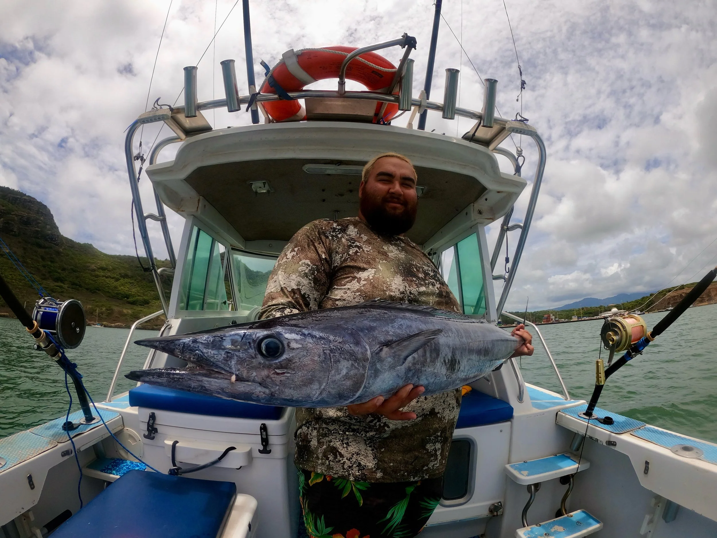 Take a trip with KAUA&rsquo;I OCEAN ADVENTURES!  @capn_stainz is lonely 😢 #ono #saltwaterfishing #bluewaterfishing #kauai