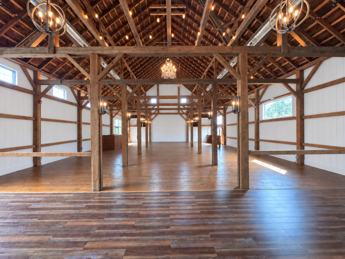Empty wedding barn in Iowa. 