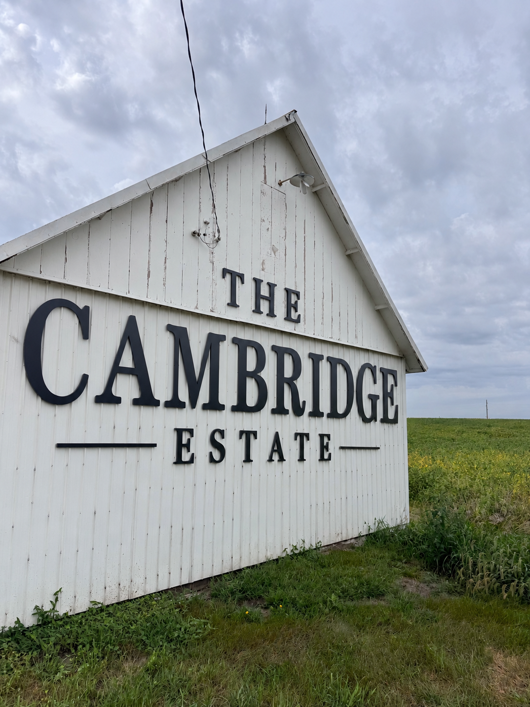 The Cambridge Estate barn letters. 