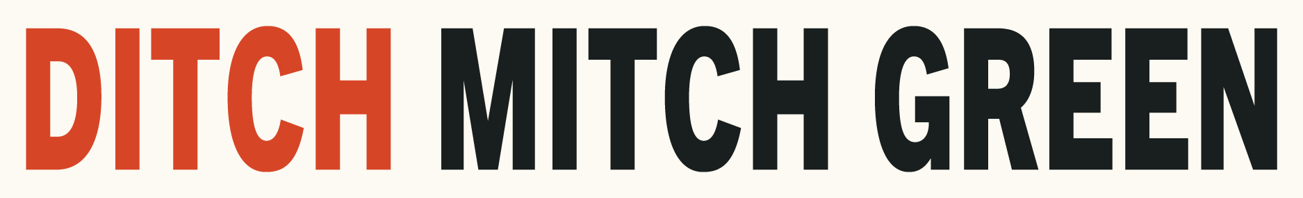 Ditch Mitch Green logo