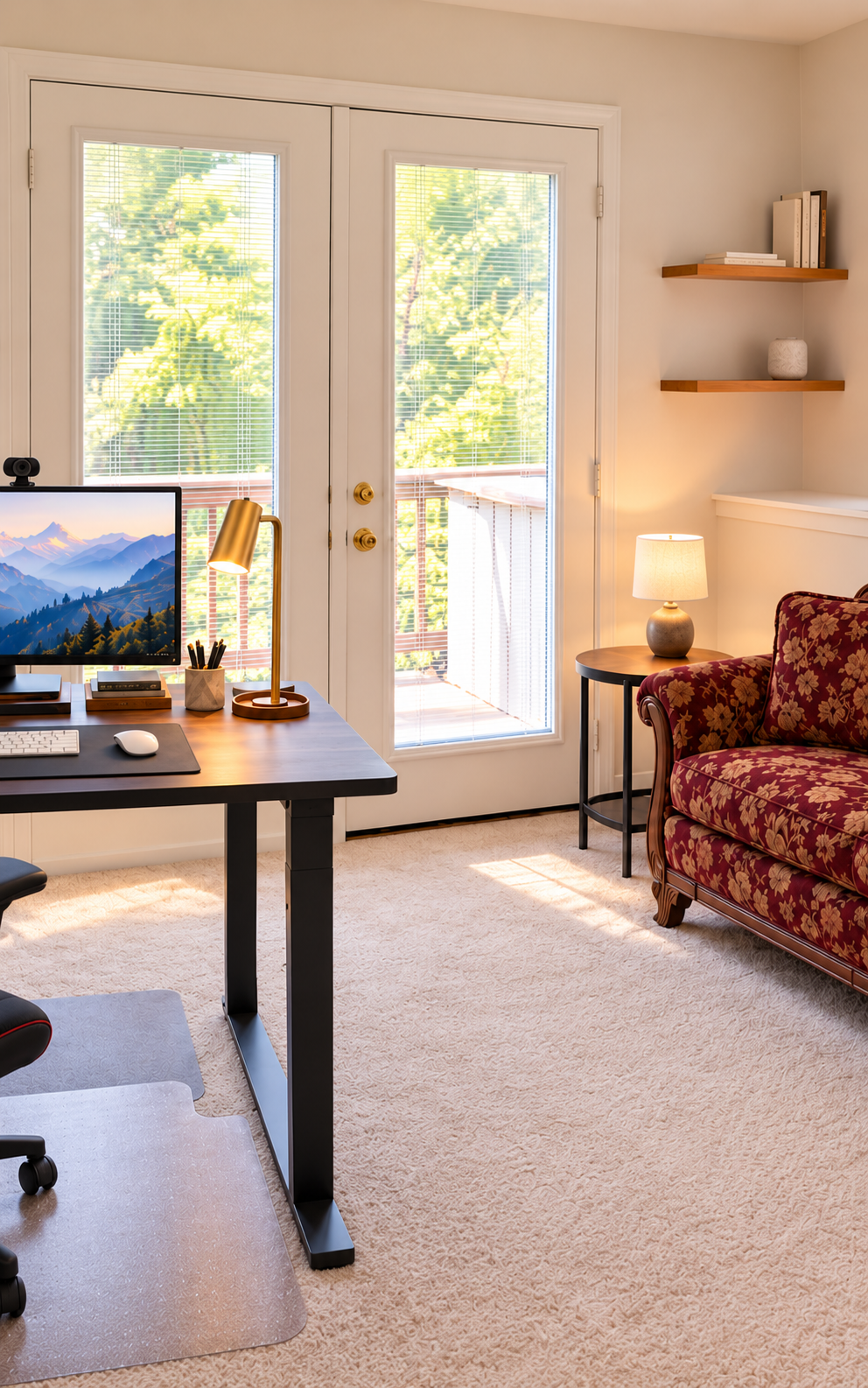 Home reset client. This home office was a catch-all space. We decluttered and made it functional, warm, and inviting again