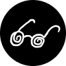 Two small, simple drawings of snails with coiled shells and antennae.