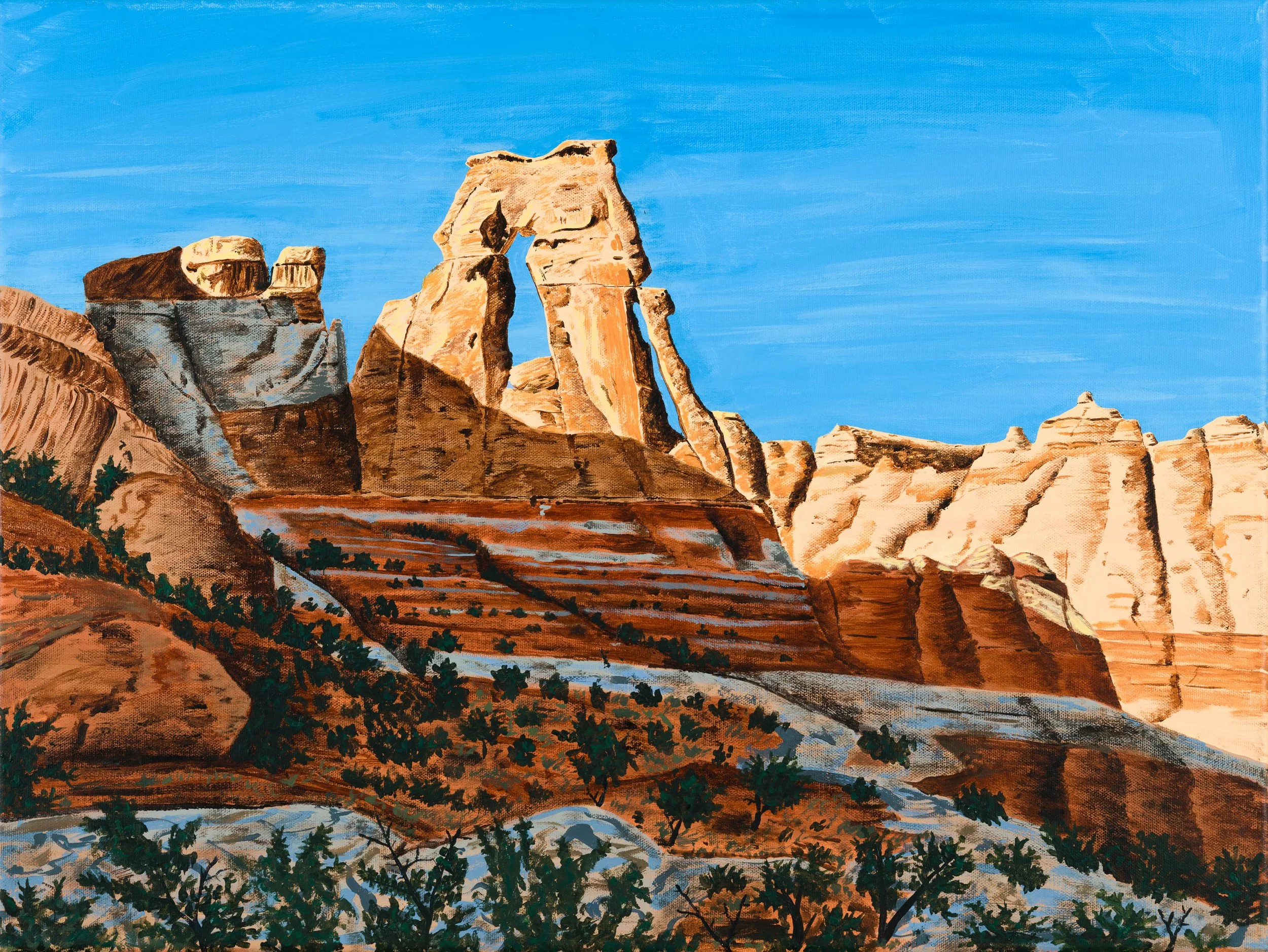 (PRINT) Druid Arch, Canyonlands National Park