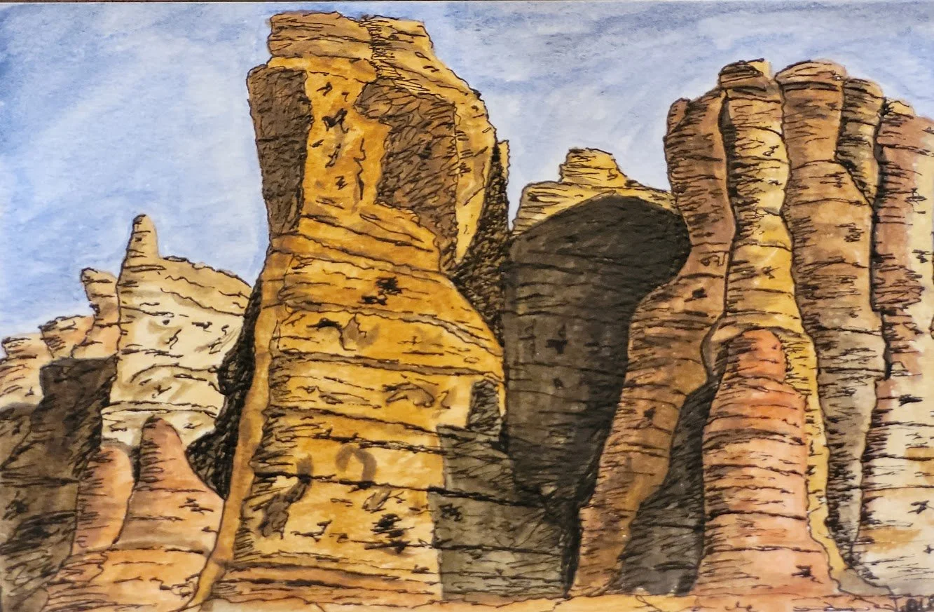 Cedar Mesa Sandstone Pillars