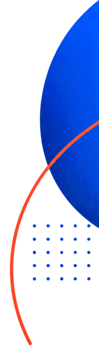 Close-up of a blue globe with red and orange curved lines and the partial text "E3FL" in blue digital-style font.