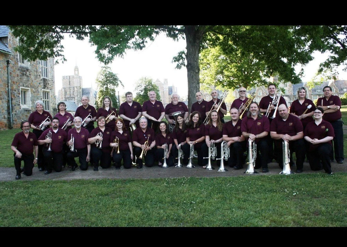 An early photo of the Roman Festival Brass Band in Rome GA