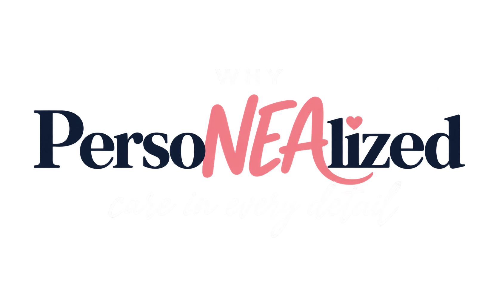 PersoNEAlized custom gifts and personalized creations brand graphic