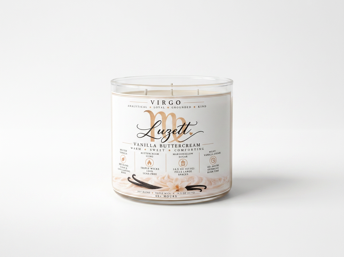 Custom Label Candle