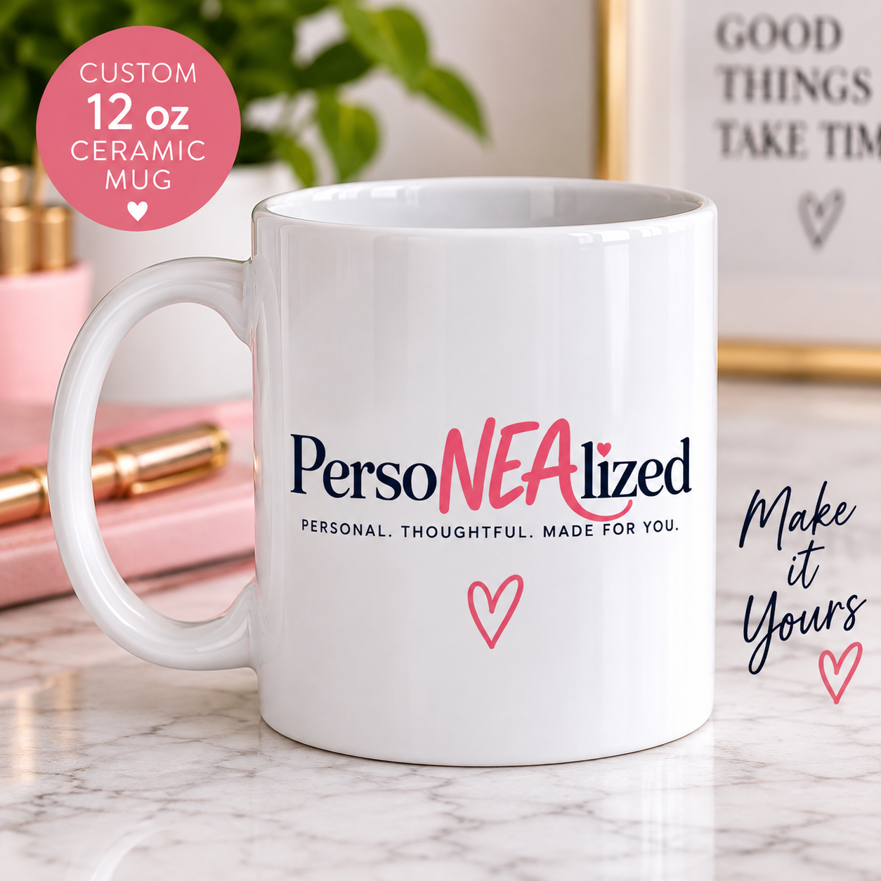 Custom 12oz Ceramic Mug