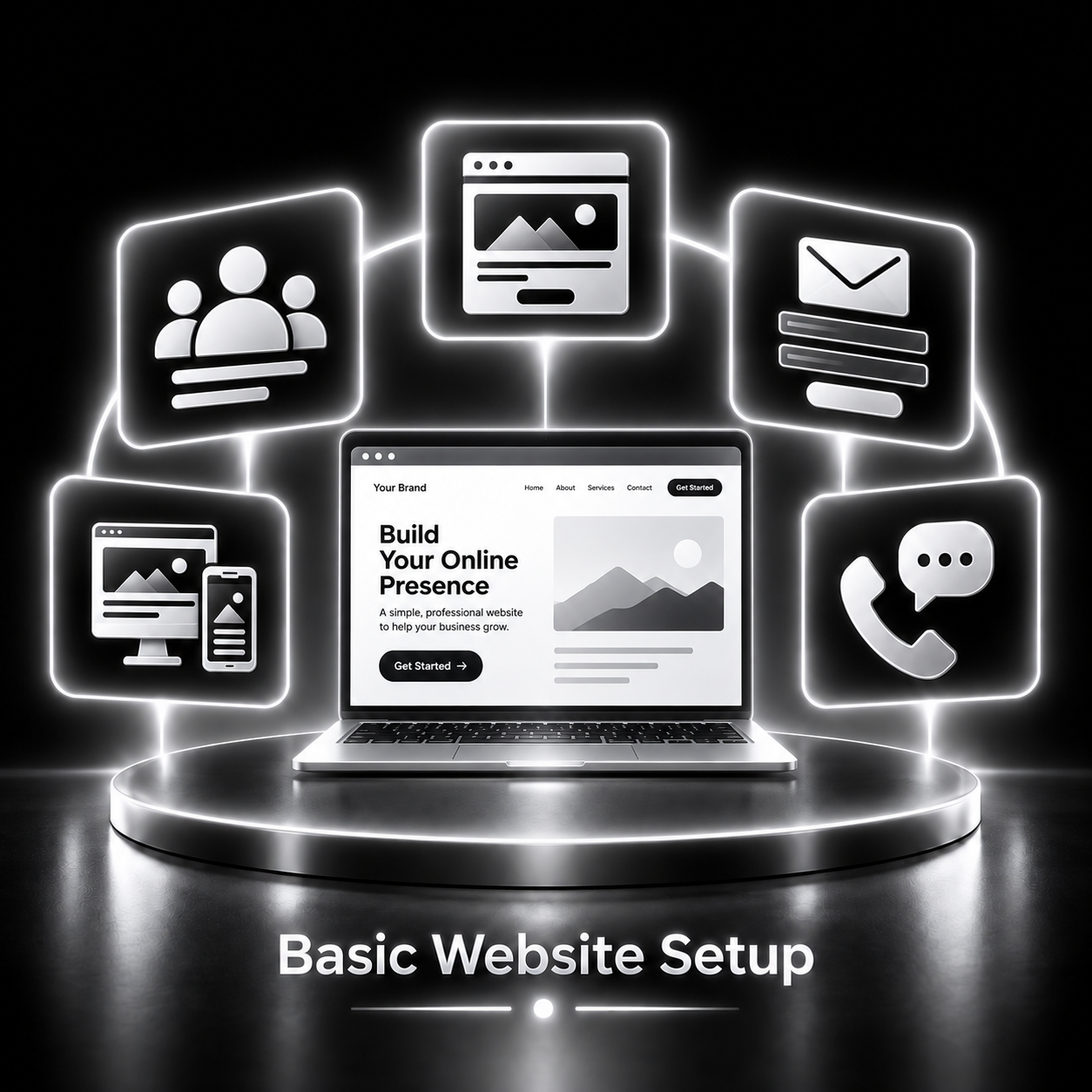 Basic Website Setup – One-Time