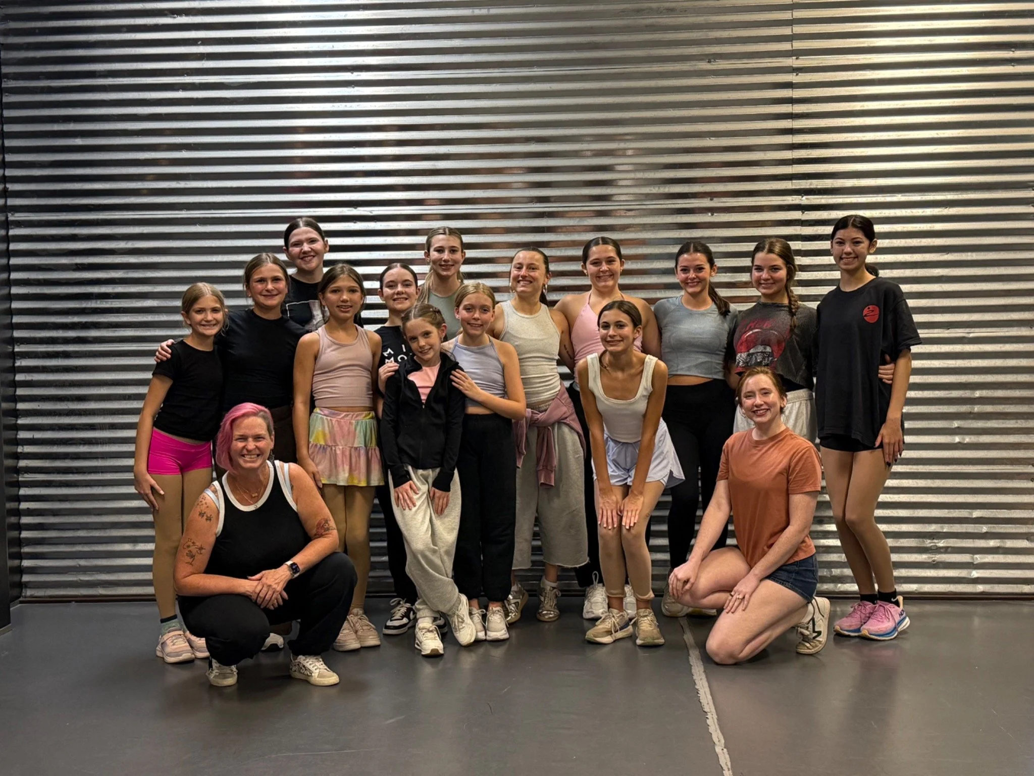 TTP dancers together in the studio