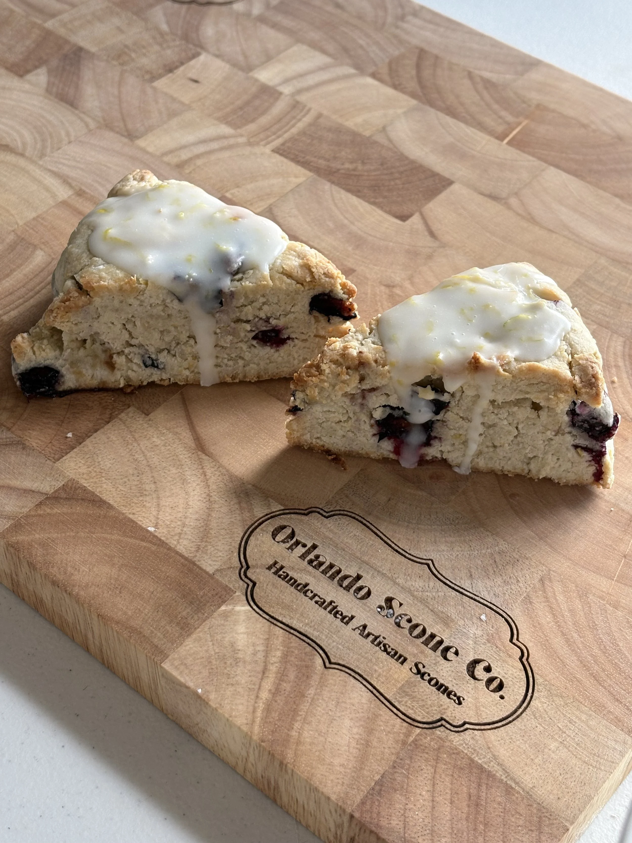 Gluten-free blueberry scone from Orlando Scone Co.