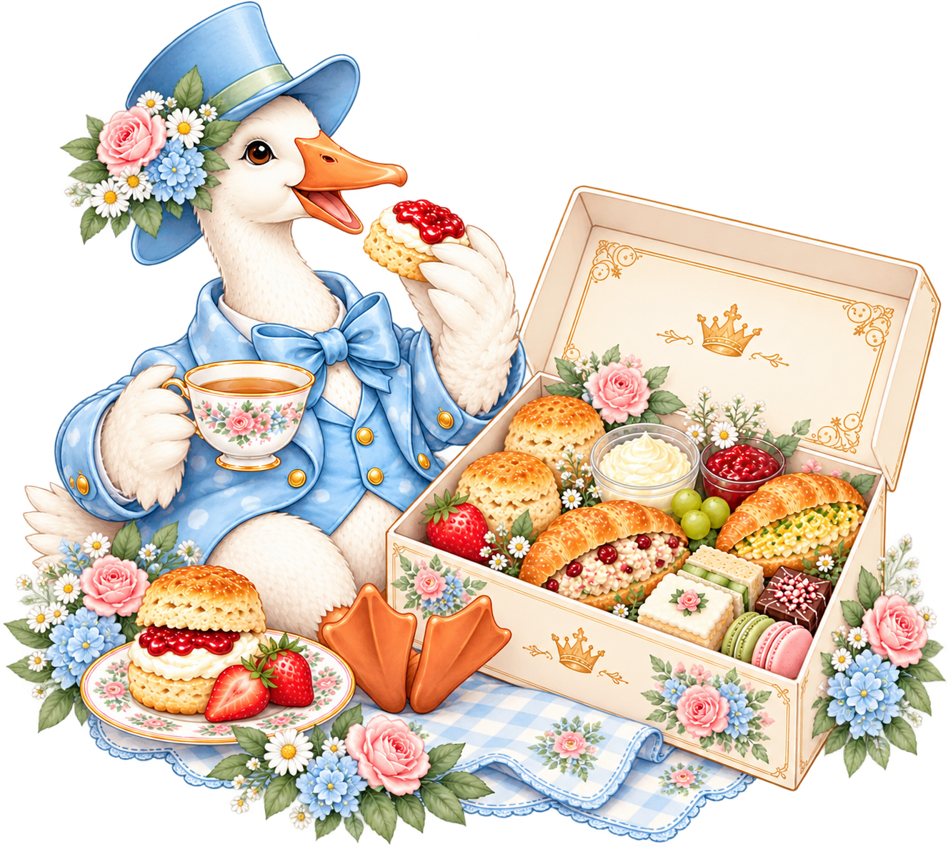 Lord Alfred's Elegant Afternoon Tea Picnic event by Orlando Scone Co.