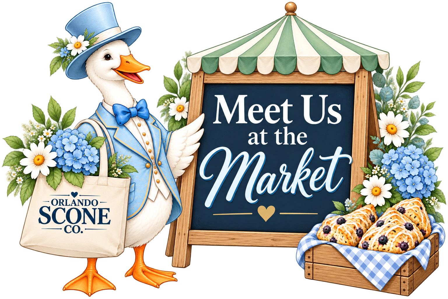 Find Orlando Scone Co. at Central Florida farmers markets and events