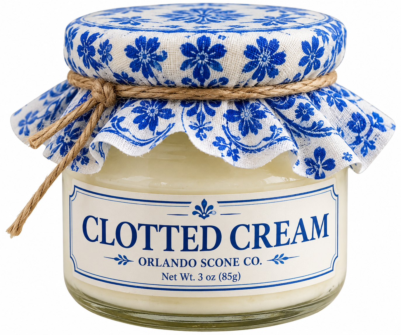 Clotted cream — included with Orlando Scone Co. Afternoon Tea Boxes