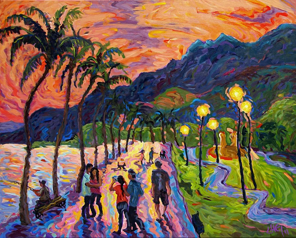 "Sunset Promenade"