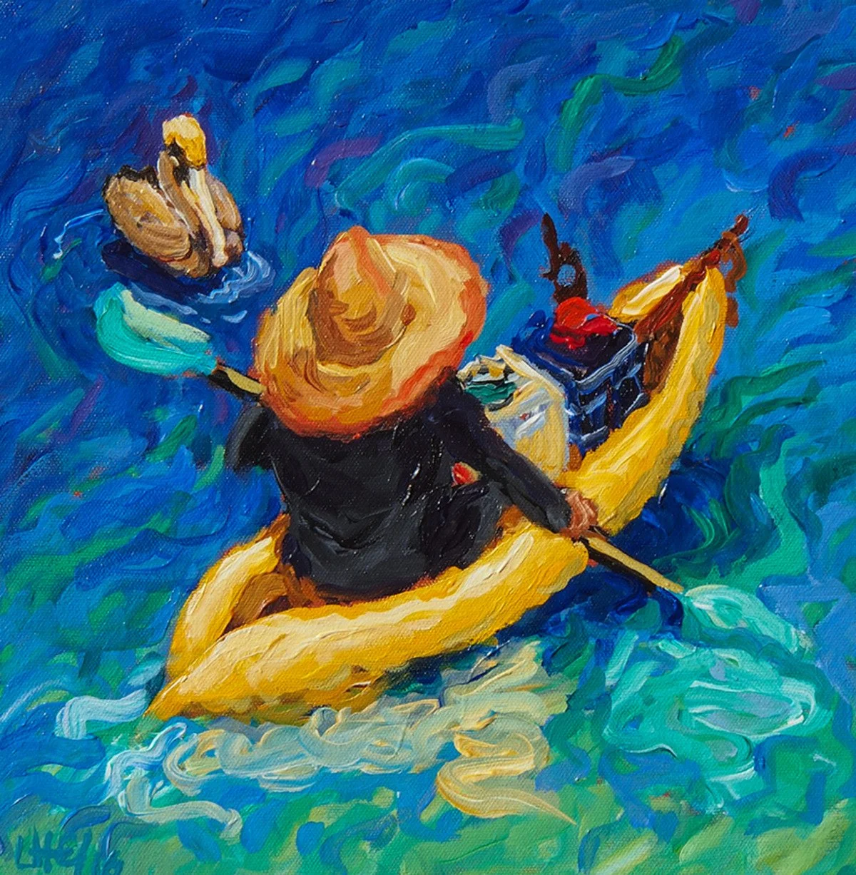 BOATS EN LA BANDERA (pentaptych)_E