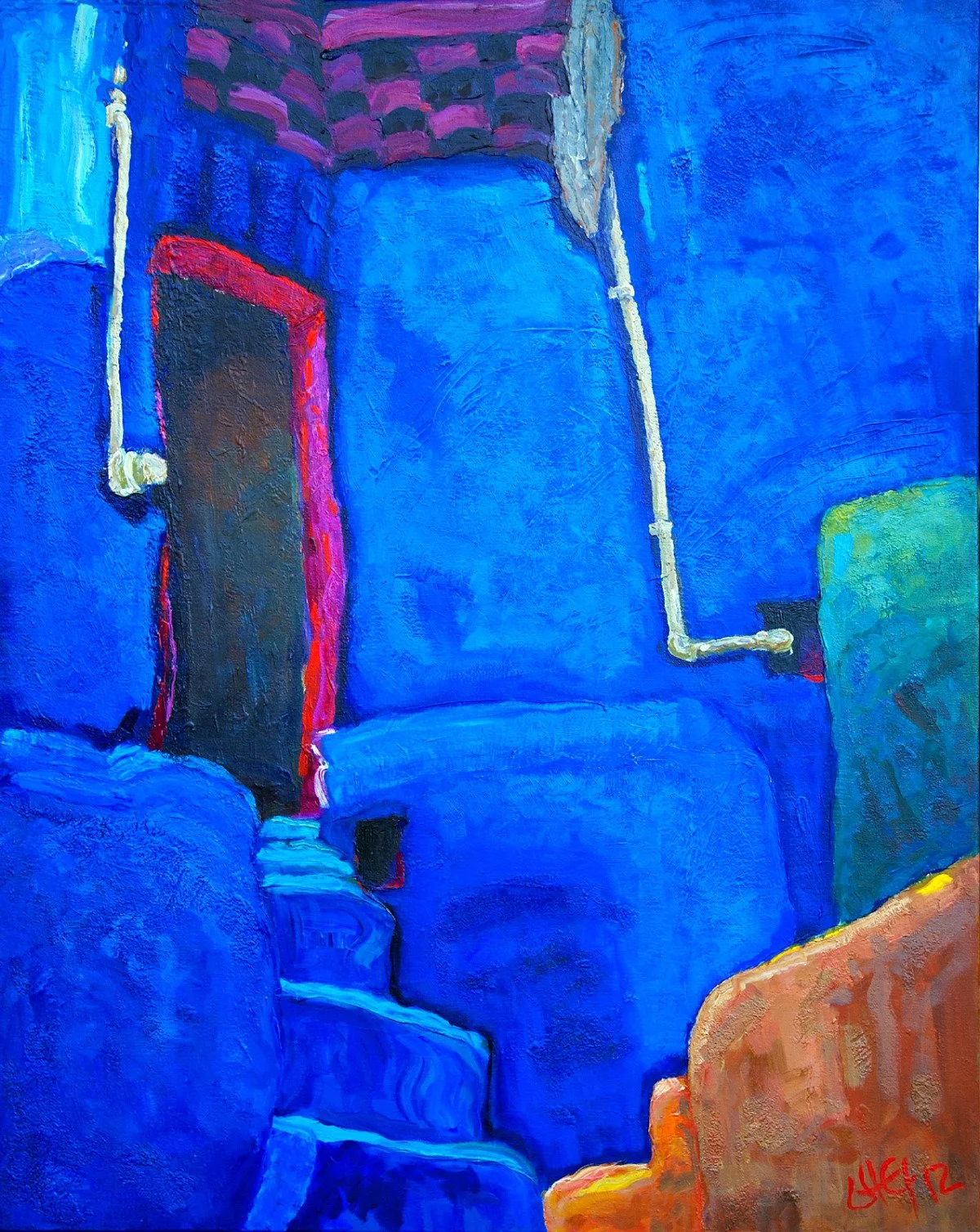 Tha Blue House on the Rocks 