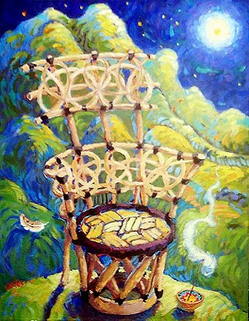 "Silla Sagrada, Huichola"