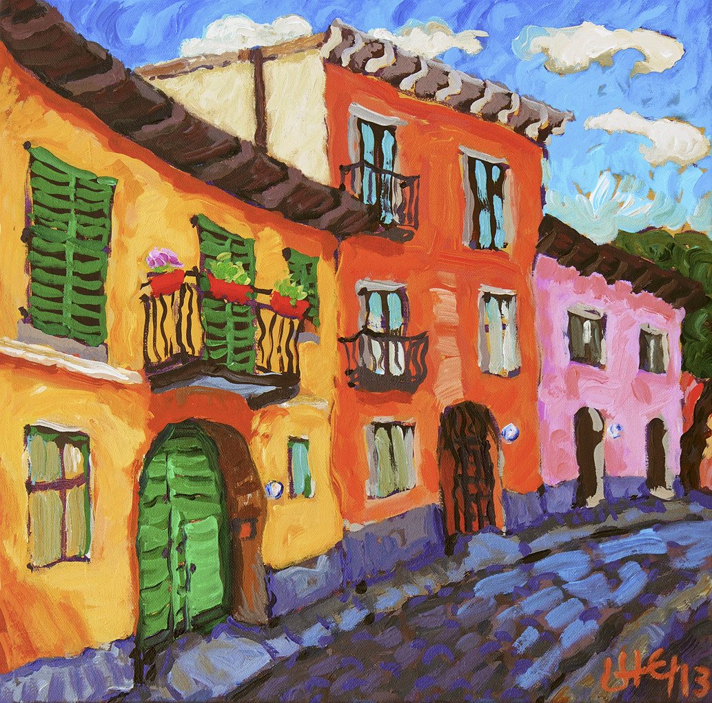 Street in Pavia