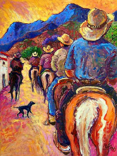"VAQUEROS EN BUSCA DE ORO"