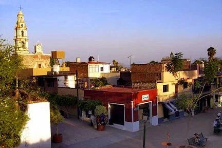 Ajijic Plaza with Church