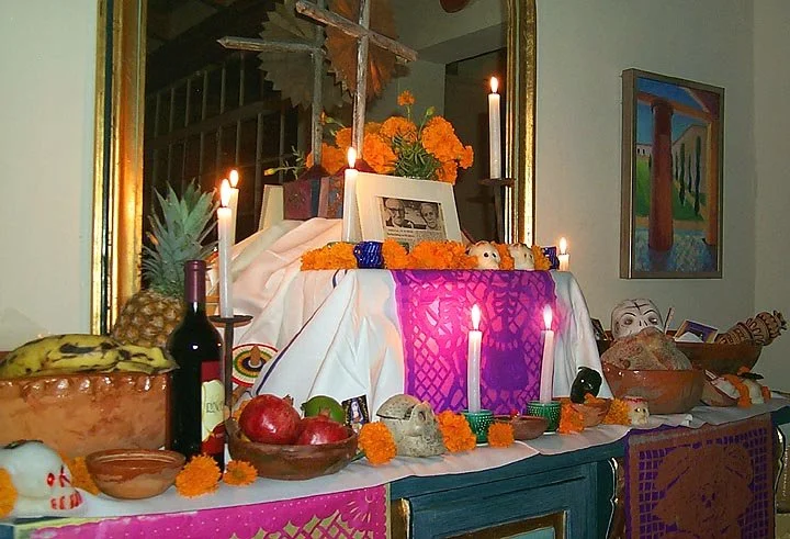 the altar for my grandparents