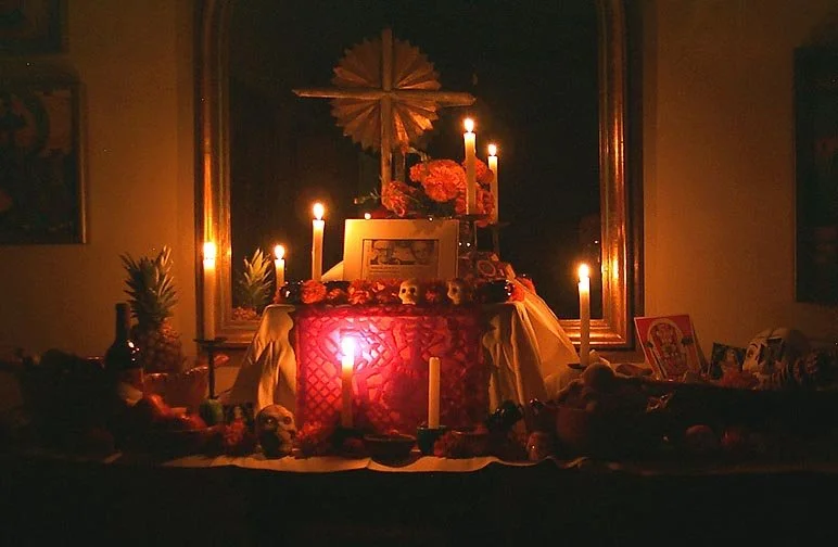 The Night of the Dead - altar for my grandparents