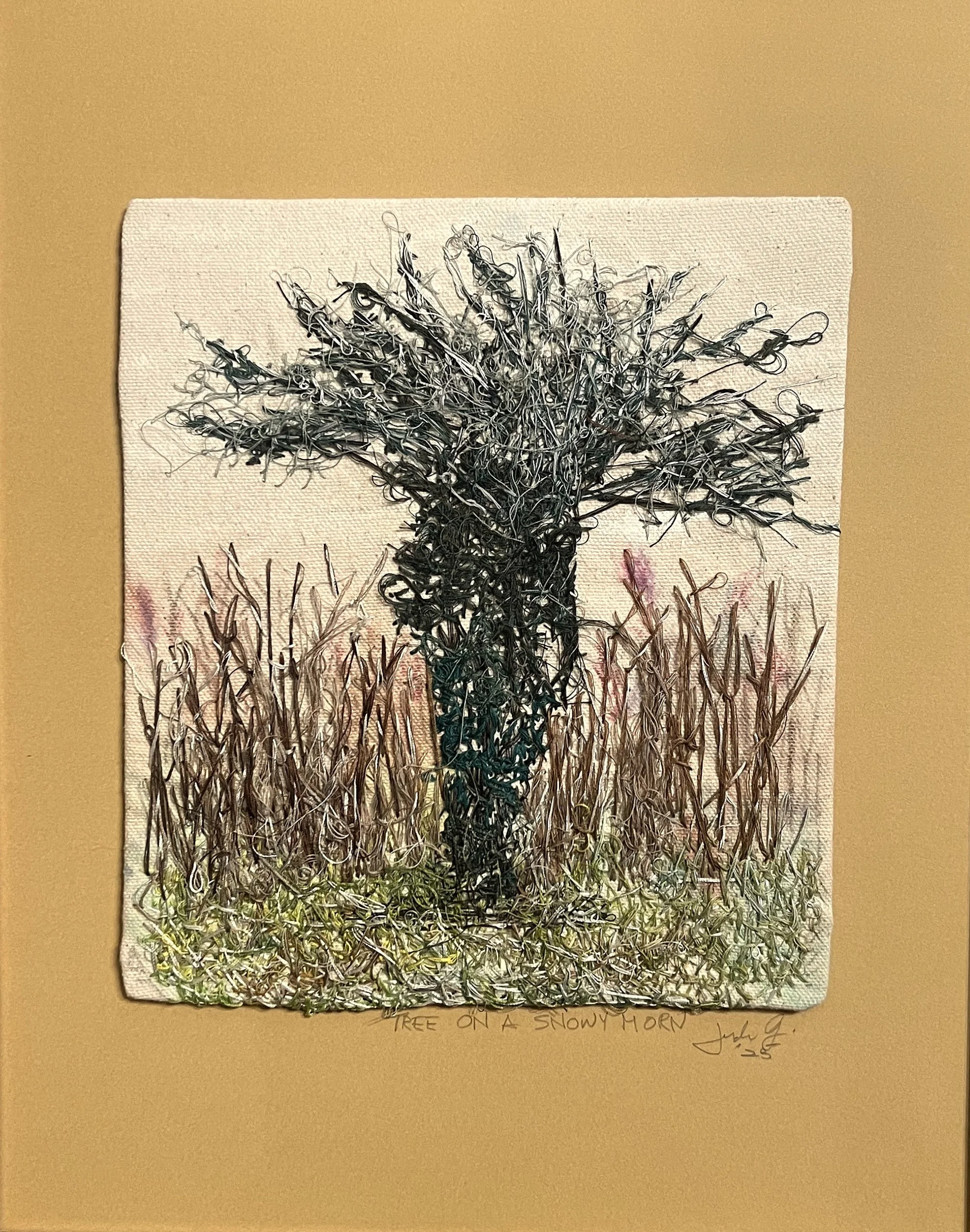 Tree on a Snowy Morning