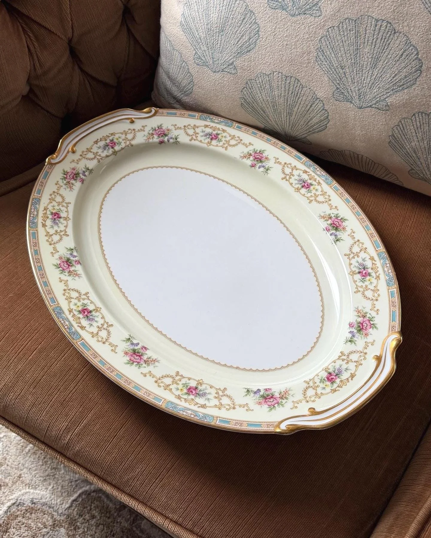 Noritake Colby Floral Serving Platter