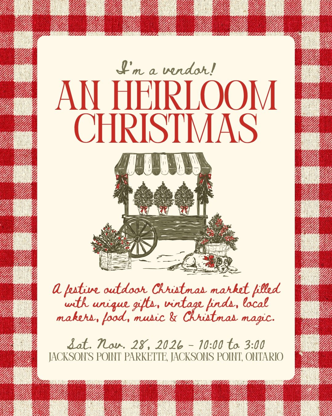 An Heirloom Christmas (upcoming)