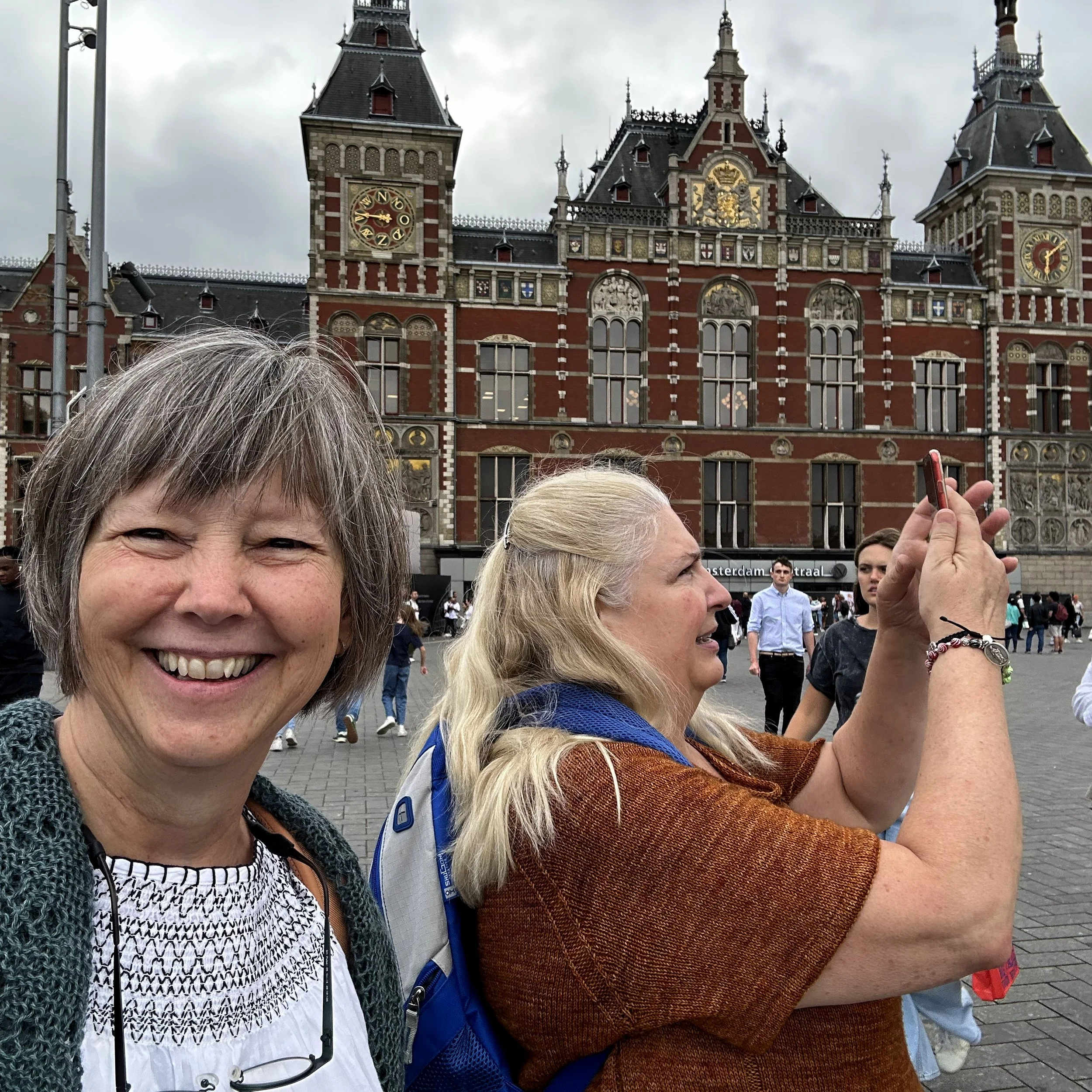 Debbie's got the shot covered.